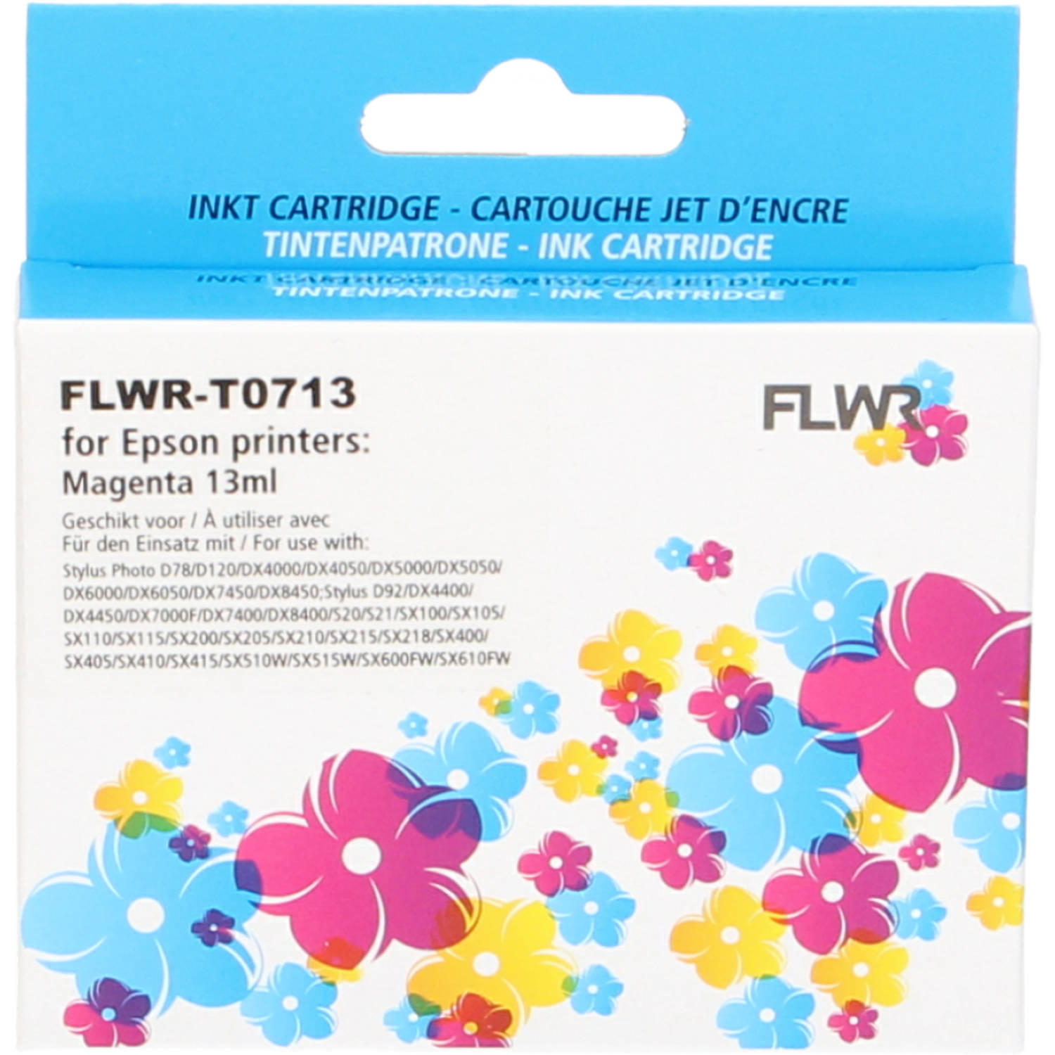 FLWR Epson T0713 magenta cartridge