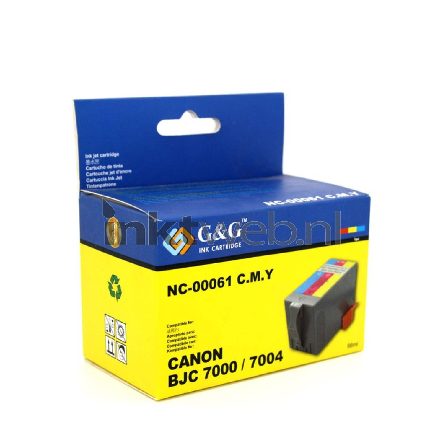 Huismerk Canon BCI-61C kleur cartridge