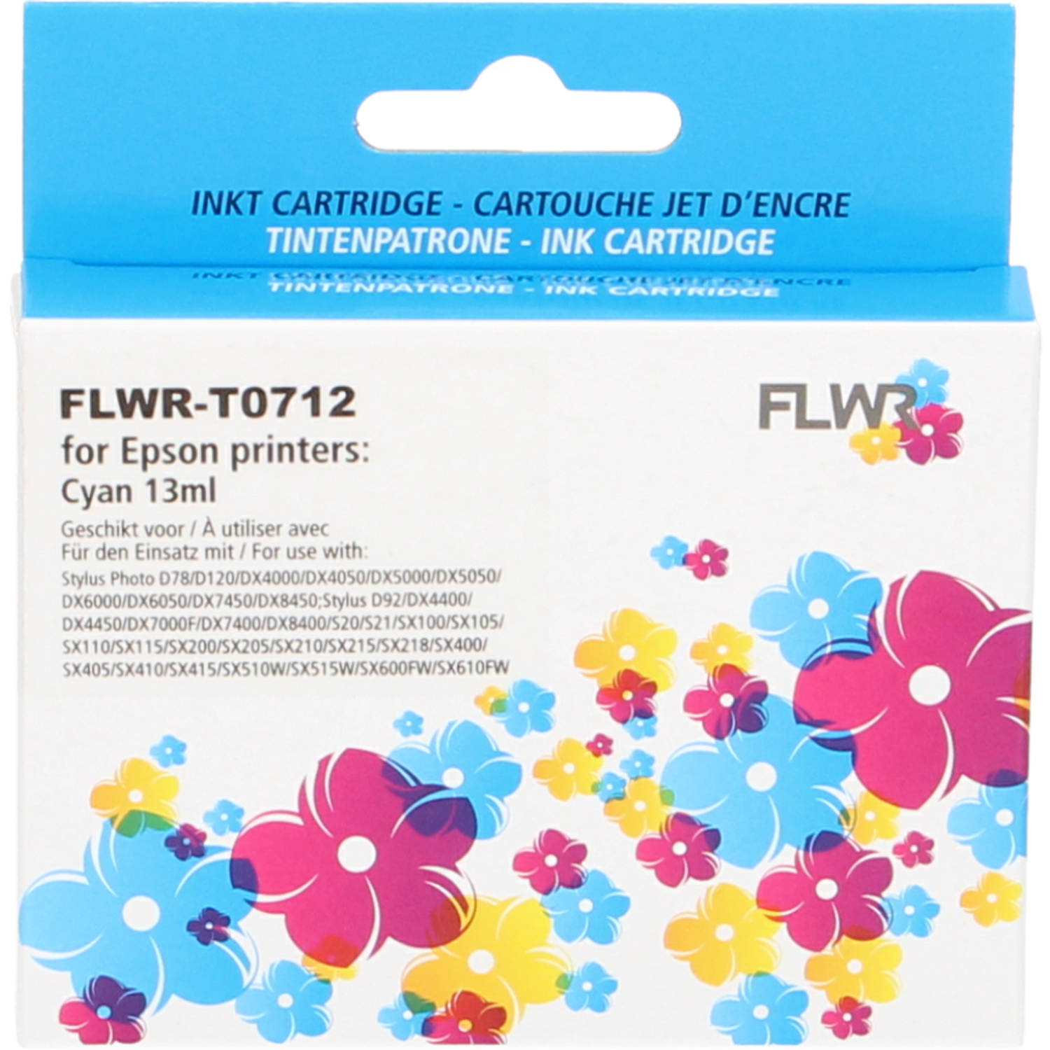FLWR Epson T0712 cyaan cartridge