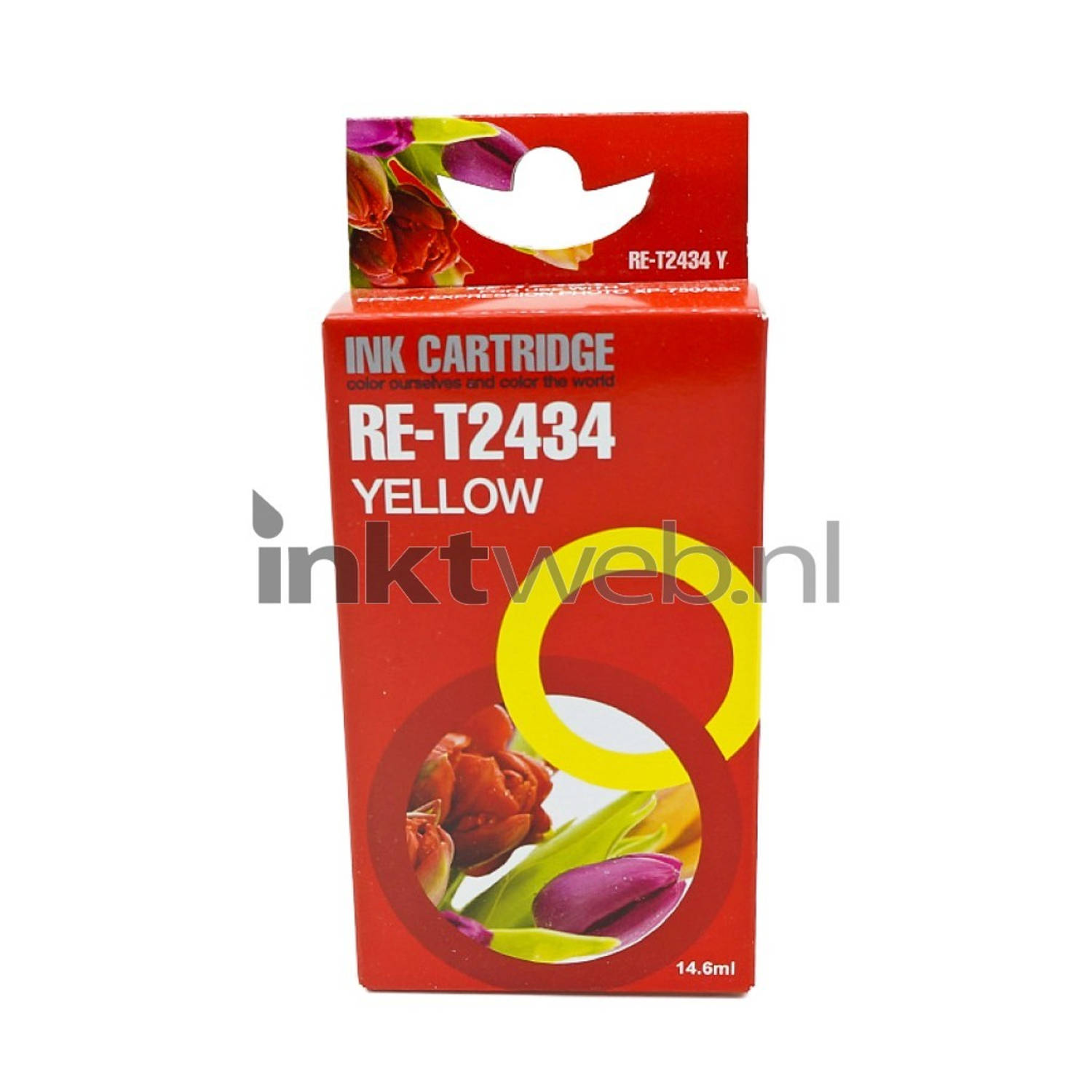 Huismerk Epson 24 geel cartridge
