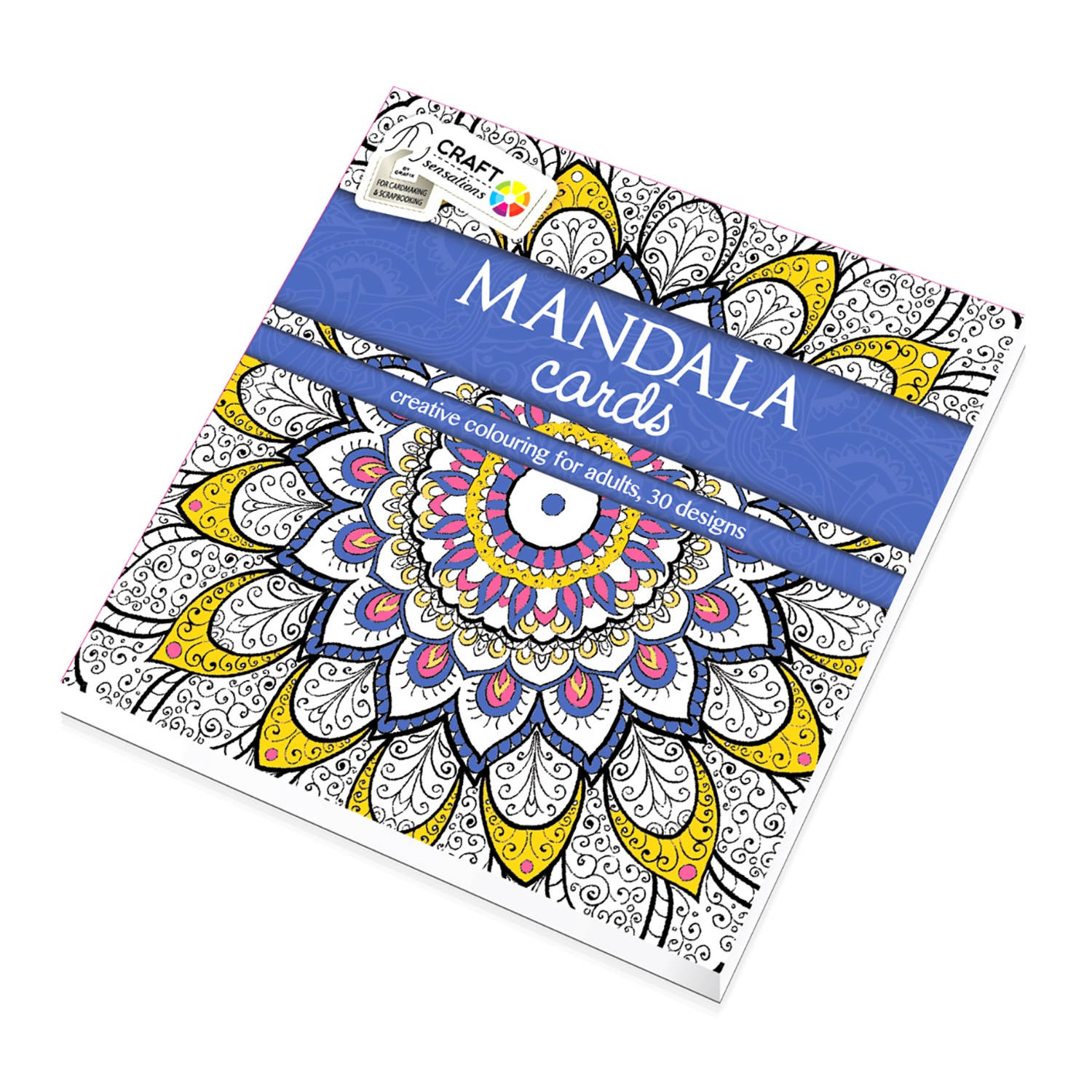 Mandala Cards Kleurboek Sensations Craft Blauw