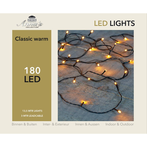 Kerstverlichting 180 LED s classic Anna's Collection