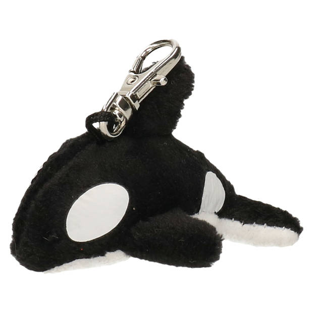 Pluche sleutelhanger orka knuffel 6 cm - Knuffel sleutelhangers