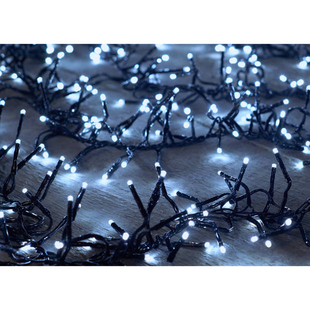 Clusterverlichting helder wit buiten 1152 lampjes met timer kerstverlichting - Kerstverlichting kerstboom