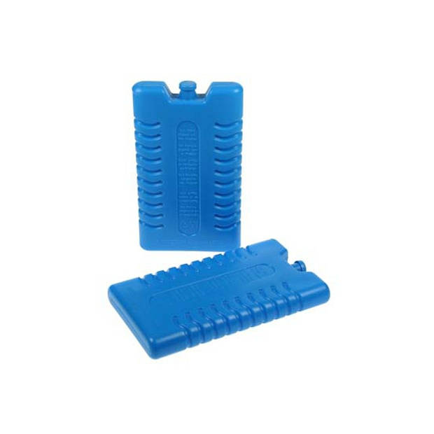Koelbox blauw rotan 10 liter 30 x 19 x 28 cm incl. 2 koelementen - Koelboxen