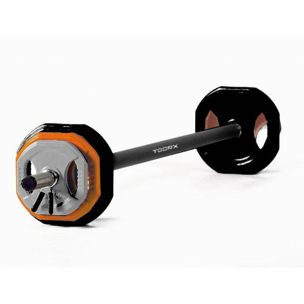 Toorx Bodypumpset - 20 kg - zwart/oranje/grijs