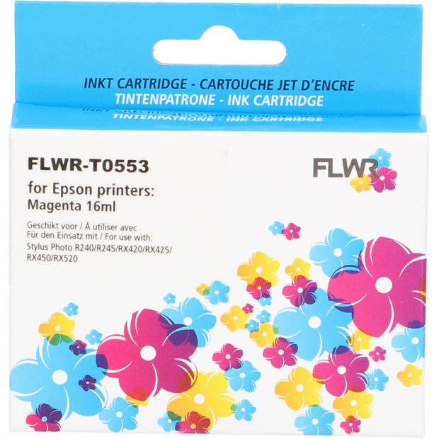 FLWR Epson T0553 magenta cartridge