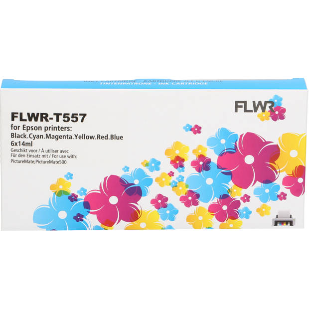 FLWR Epson T557 picturepack zwart en kleur cartridge