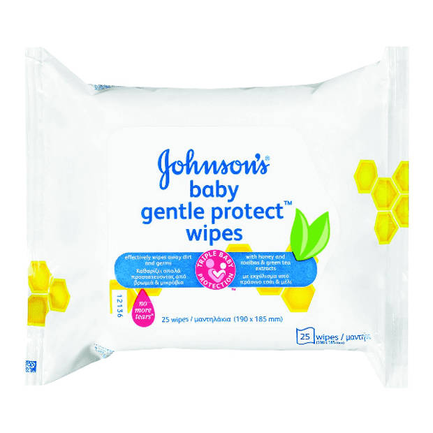 Johnson's Baby Gentle Protect Doekjes - 25st