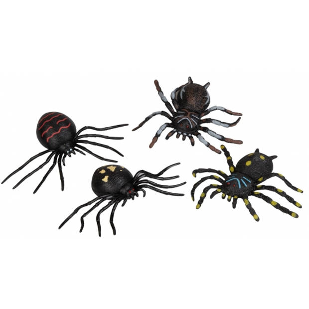 Horror nep decoratie spin Ragly 13 cm - Feestdecoratievoorwerp