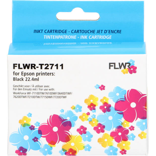 FLWR Epson 27XL T2711 zwart cartridge