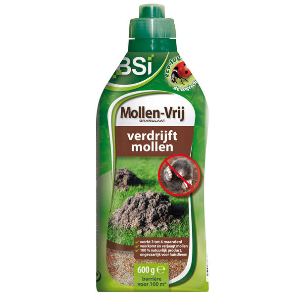 BSi afweermiddel Mollen-vrij 600 gram groen