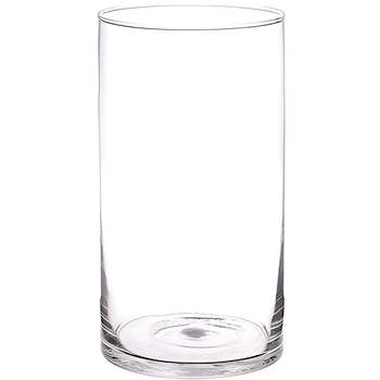 Rechte bloemenvaas glas 30 cm - Vazen