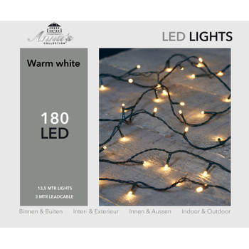 Kerstverlichting 180 LED s warm wit Anna's Collection