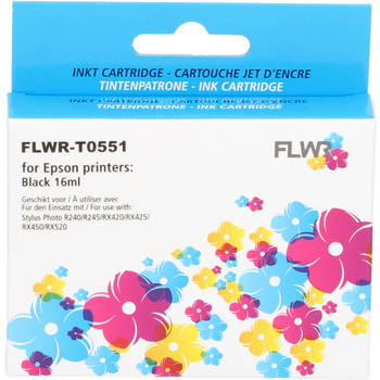 FLWR Epson T0551 zwart cartridge