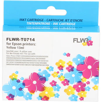 FLWR Epson T0714 geel cartridge
