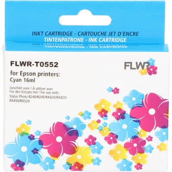 FLWR Epson T0552 cyaan cartridge