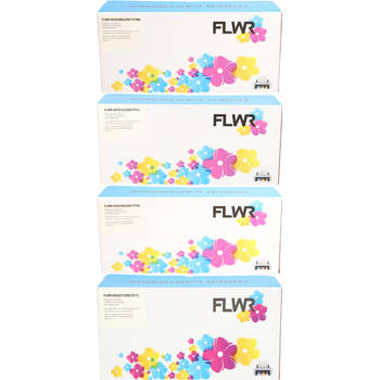 FLWR HP 124A Multipack zwart en kleur toner