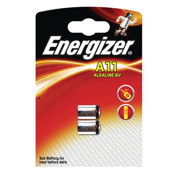 Energizer batterijen A11 Alkaline 6V 2 stuks