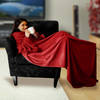 Snuggie Original - Deluxe - Rood - XL - Fleece Deken - Met Mouwen - Anti-Pluis - 215x150 cm - Plaid - Rood