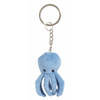 Nature Planet Pluche Octopus/Inktvis knuffel sleutelhanger - 6 cm - Speelgoed dieren - Knuffel sleutelhangers