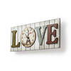 Nedis houtlook design wandklok 'LOVE'