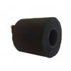 2x WC-papier toiletrol zwart 140 vellen - Feestdecoratievoorwerp