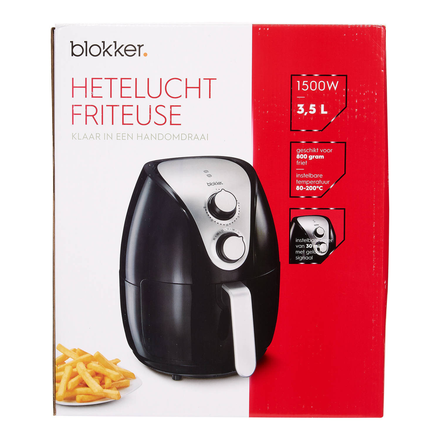 het is mooi huurling voor Blokker BL-18003 Airfryer L 3,5L | Blokker