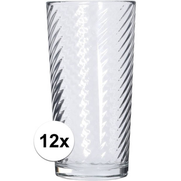 12x Longdrink glazen 230 ml - Longdrinkglazen