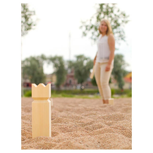 Tactic werpspel Kubb in Cardboard Box