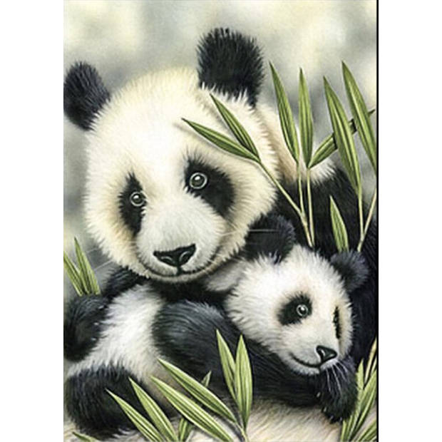 Diamond Painting Pakket Panda's - Volwassenen - 30x40 cm - SEOS Shop ®