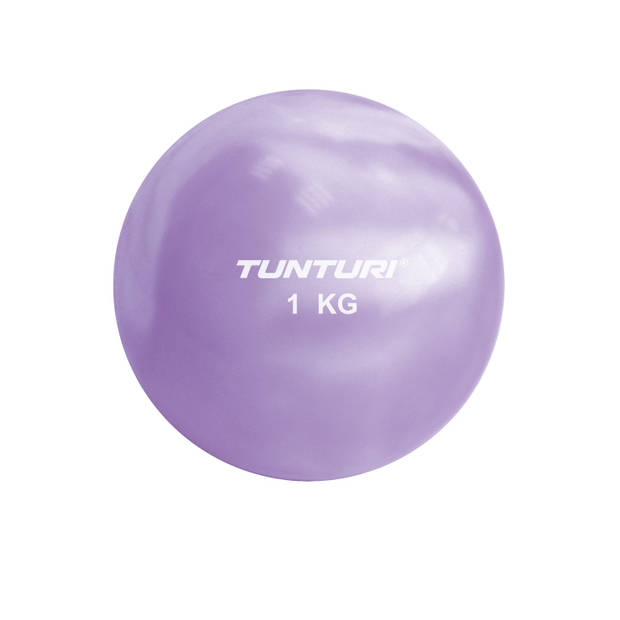 Tunturi Fitnessbal - Yoga bal - Toning Bal - Paars - 1 kg