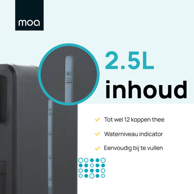 MOA Heetwaterdispenser - Luxe Instant Waterkoker - HWD14