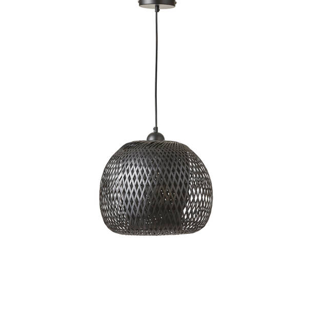 Mica Decorations Boris hanglamp - zwart - 29x33 cm