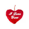 LG-Imports knuffel hart I love you 14 cm rood