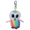 Lumo Stars sleutelhanger Lumo Owl Stripe met clip multicolor 8,5 cm