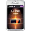 Integral Pulse USB 2.0 stick, 32 GB, zwart/oranje