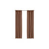 Larson - Luxe geweven blackout gordijn - met haken - 1.5m x 2.5m - Chocoladebruin
