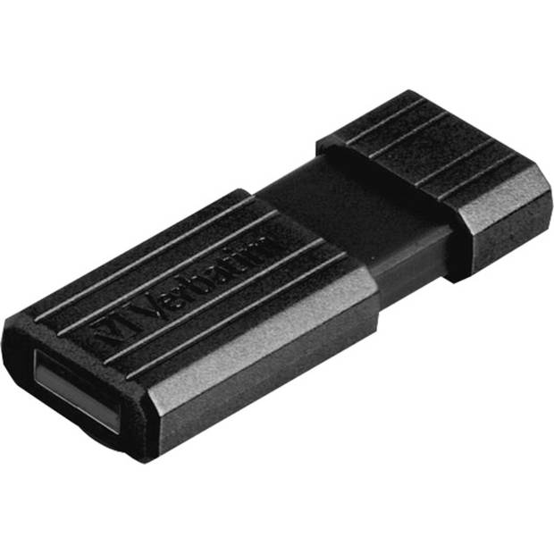 Verbatim PinStripe USB 2.0 stick, 16 GB, zwart