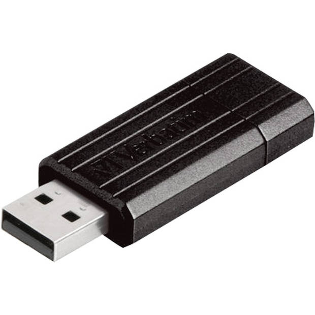 Verbatim PinStripe USB 2.0 stick, 16 GB, zwart