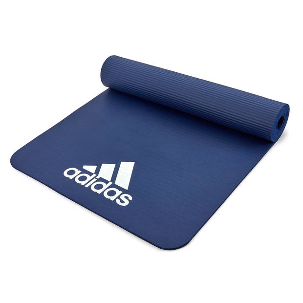 Adidas fitnessmat 7 mm blauw