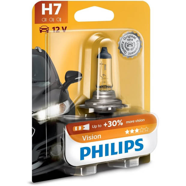 Philips autolamp Vision H7 12 Volt 55 Watt per stuk