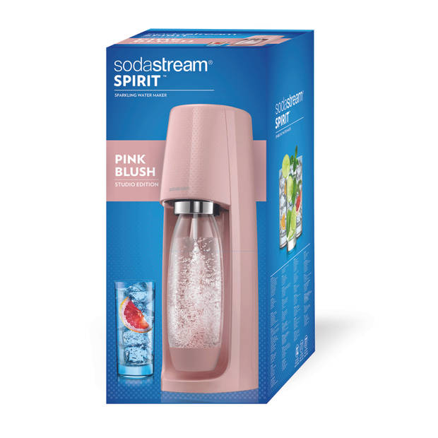 SodaStream Spirit bruiswatertoestel - pink blush