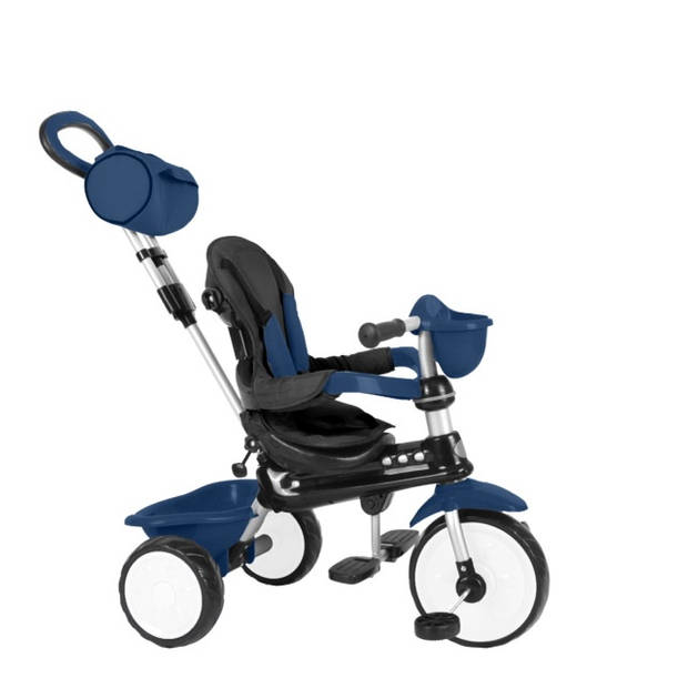 QPlay Driewieler Kind driewieler Comfort 4-in-1 Junior Blauw