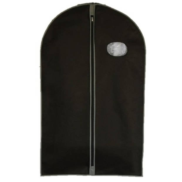 Beschermhoes voor kleding zwart 100 cm - Kledinghoezen