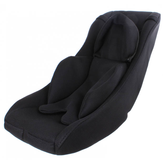Melia inzetstoel S1001 met babyschaal mesh 75 cm zwart
