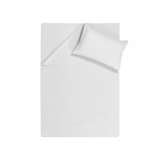 Sleeptime Wave bedsprei - 260x250 cm - wit