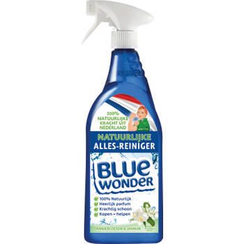 Blue Wonder Natuurlijke Allesreiniger Spray - 750 ml - Ceder & Bergamot