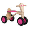 Van Dijk Toys berken houten loopfiets vanaf 1 jaar - Roze