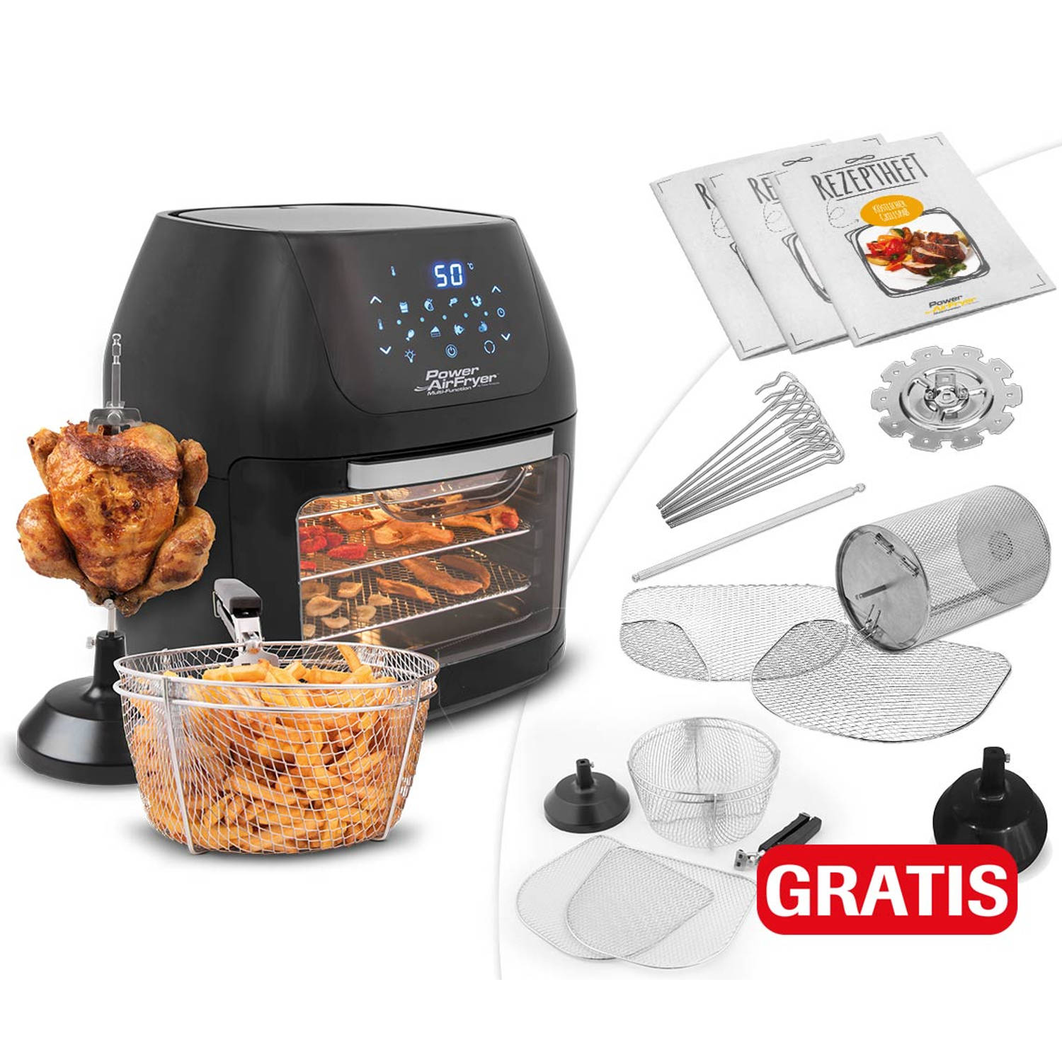 Power AirFryer Multi-Function Deluxe |